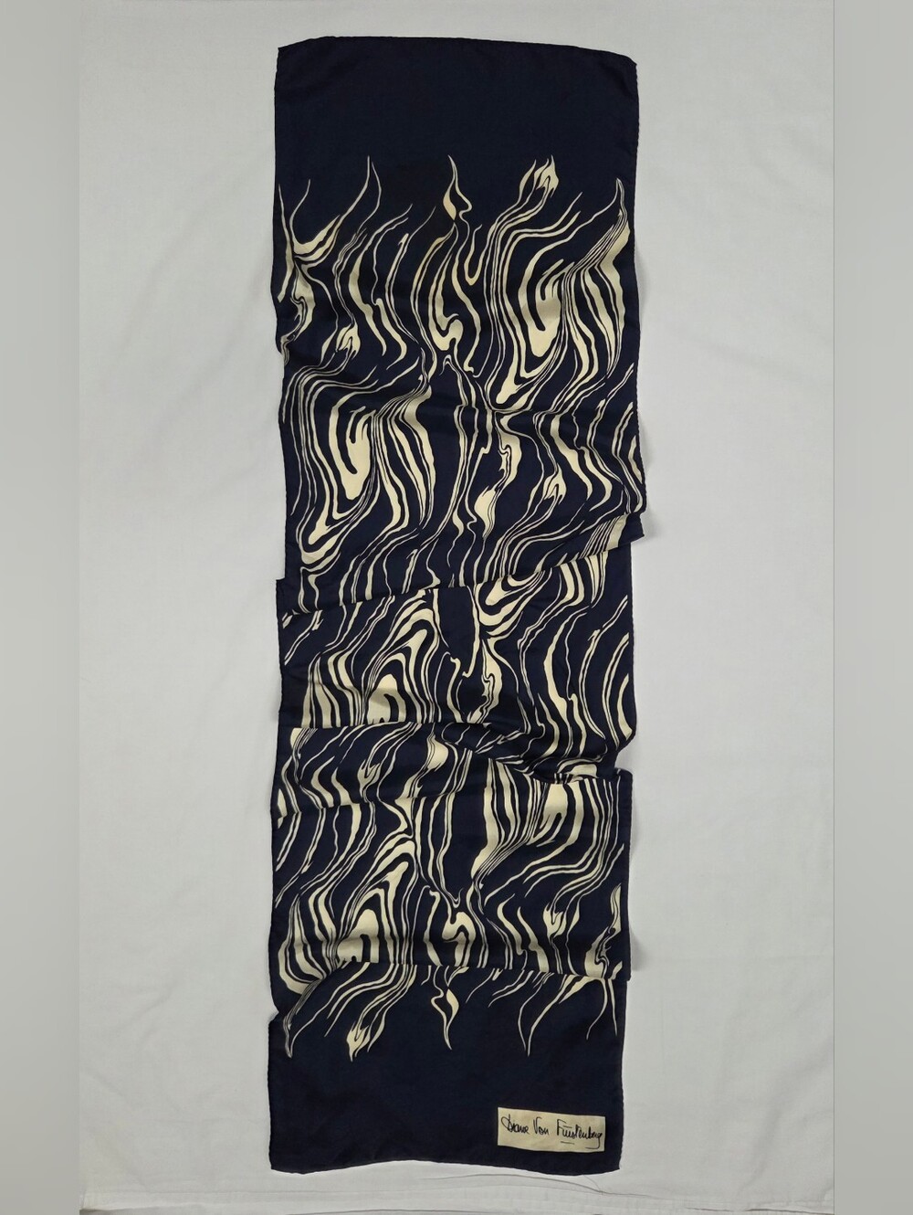 Vintage Diane Von Furstenburg Silk Rectangle Scarf
